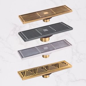 Brass Linear Floor Drain