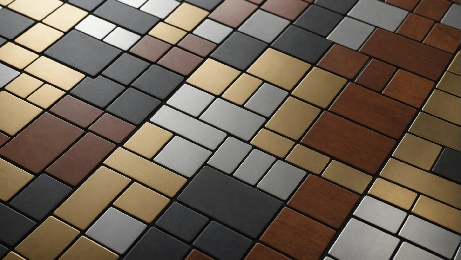 Different tile trims on a budget spectrum from PVC to stainless steel
