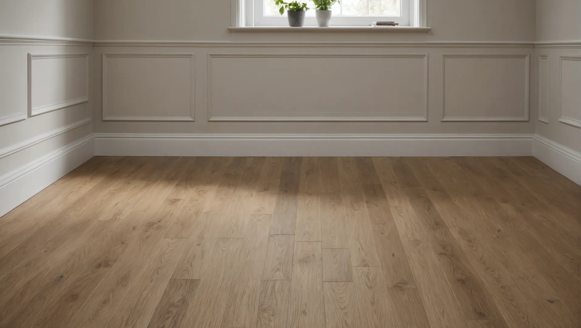 Choosing Skirting Boards A room with various skirting board samples displayed along the wall