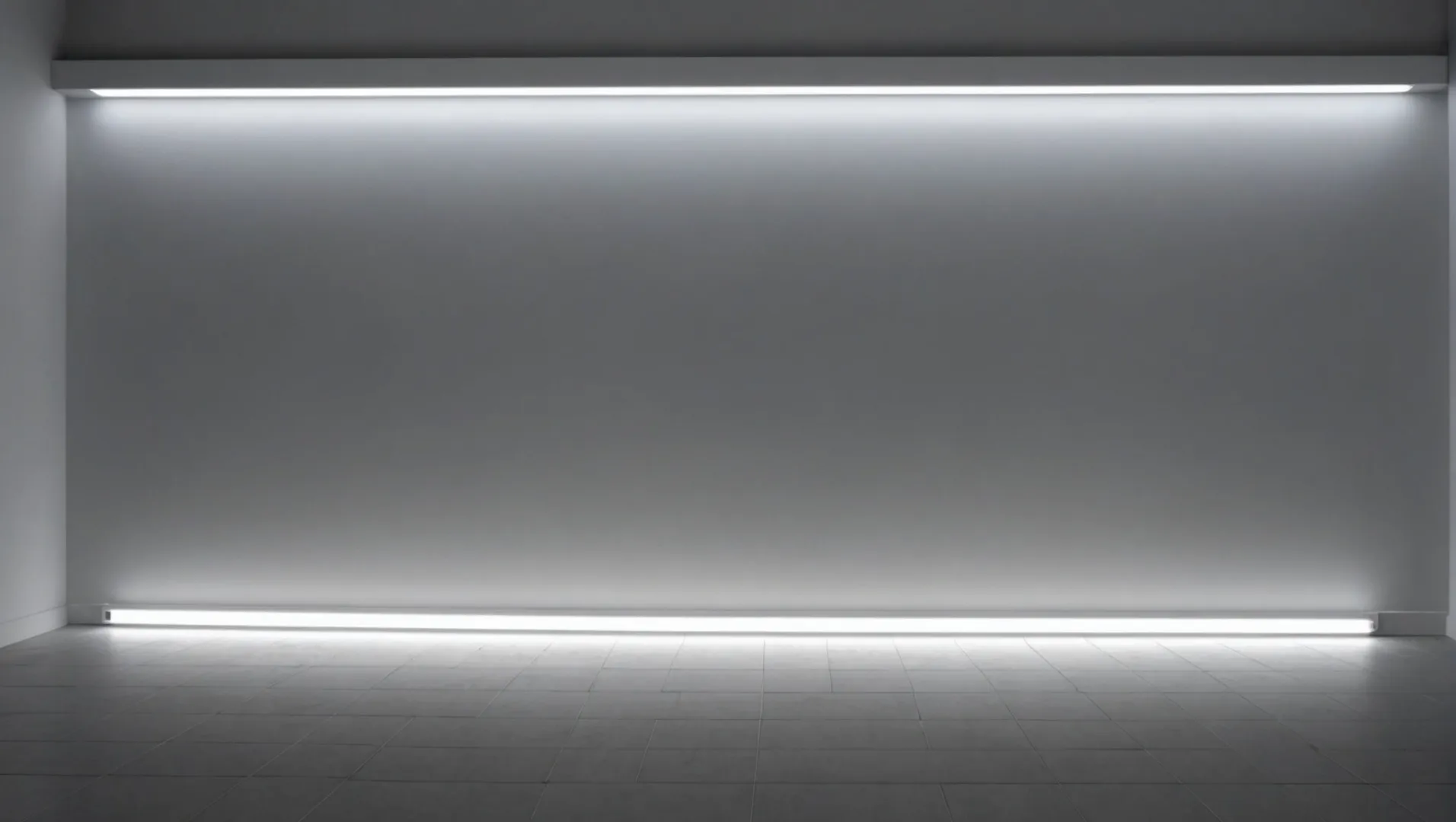 LED strip light installation showing a neat setup on a wall