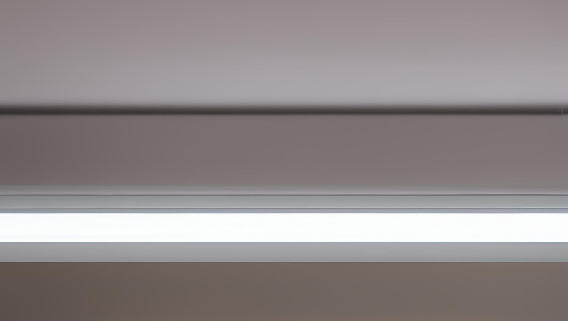 Flickering LED Strip Lights Close-up of flickering LED strip lights with visible wiring and dimmer switch