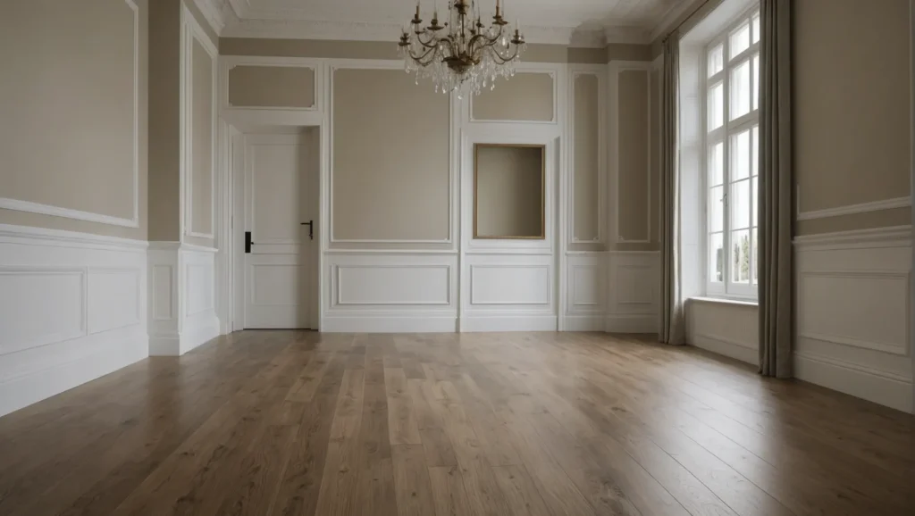 Various skirting designs in a modern home interior