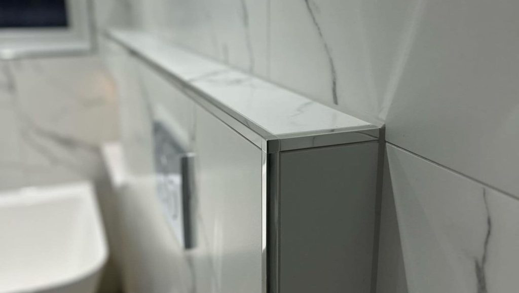 Different applications of tile trim in home renovation projects
