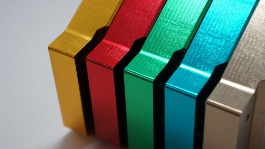 anodized finished aluminum