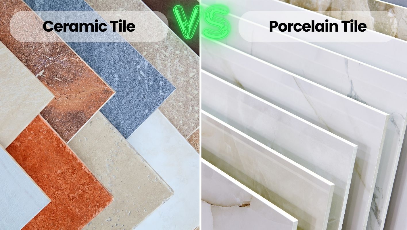 ceramic vs porcelain tiles