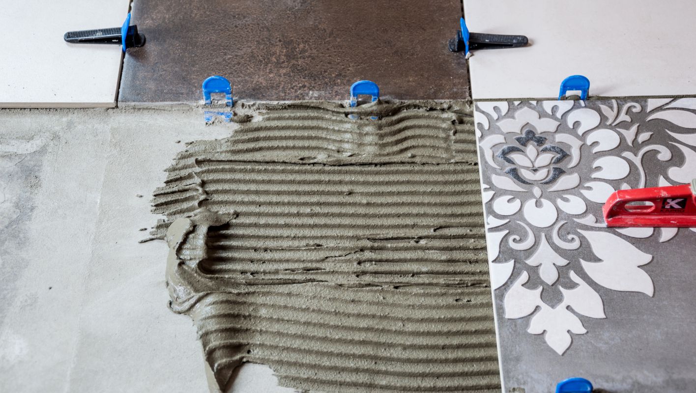 ceramic wall tiles on the floor