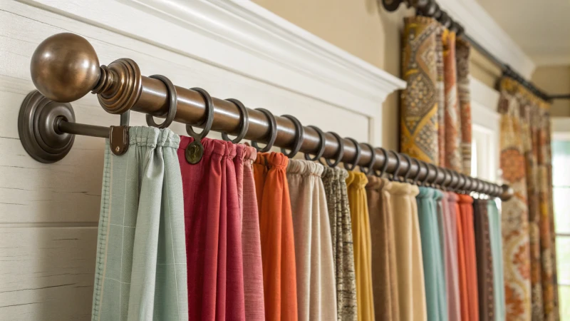 Drapery Rods Colors Choosing the Right Curtain Rod Color