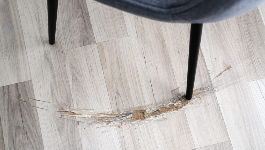 damaged vinyl plank flooring