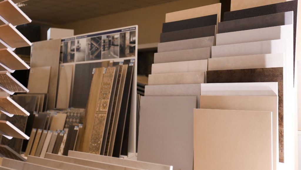 different types of floor tiles