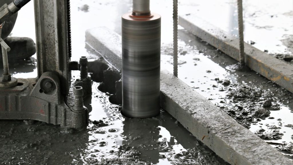drill concrete