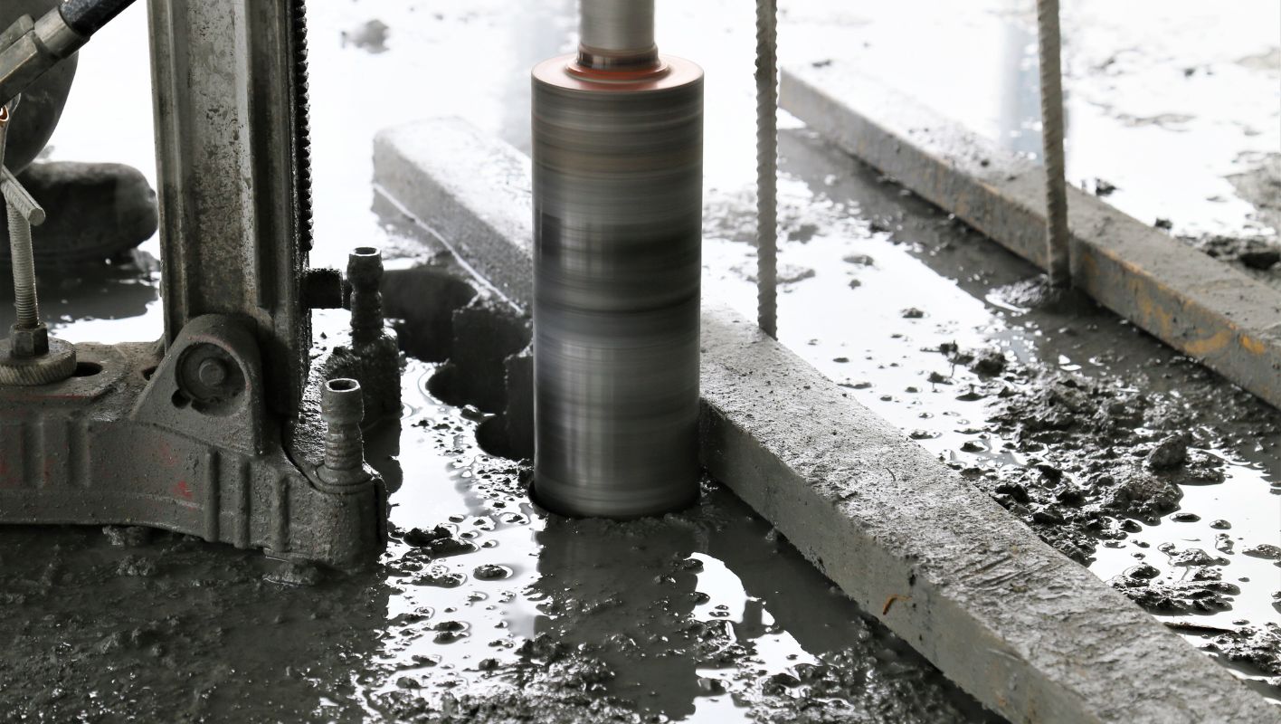 drill concrete