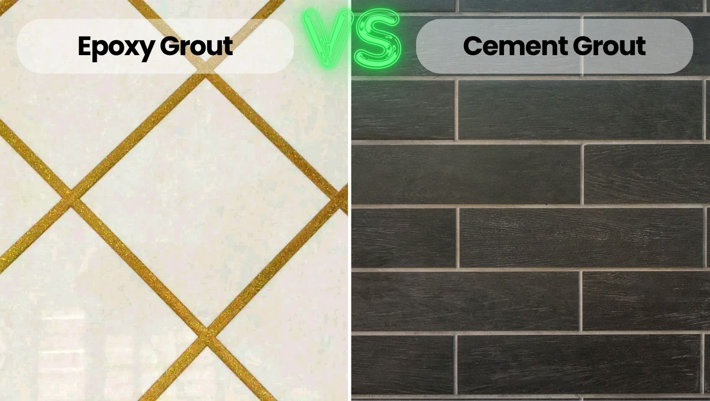 epoxy and cement grout differ