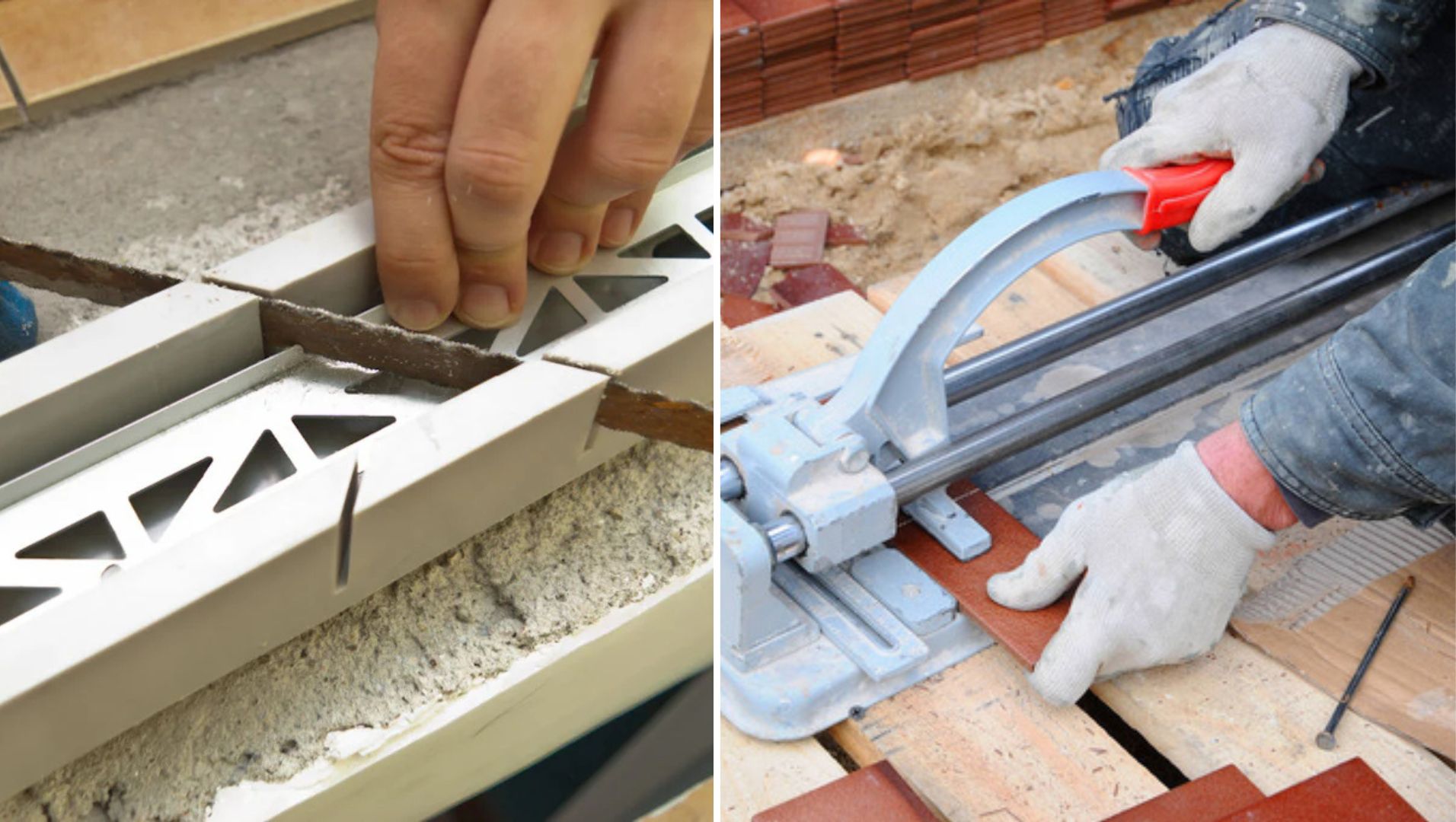 Comparison of metal tile trim and bullnose installation processes