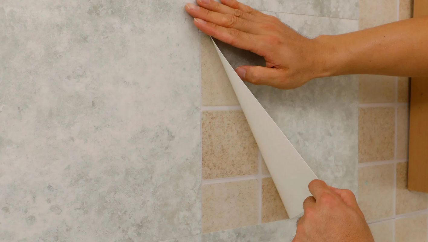 remove peel and stick tiles