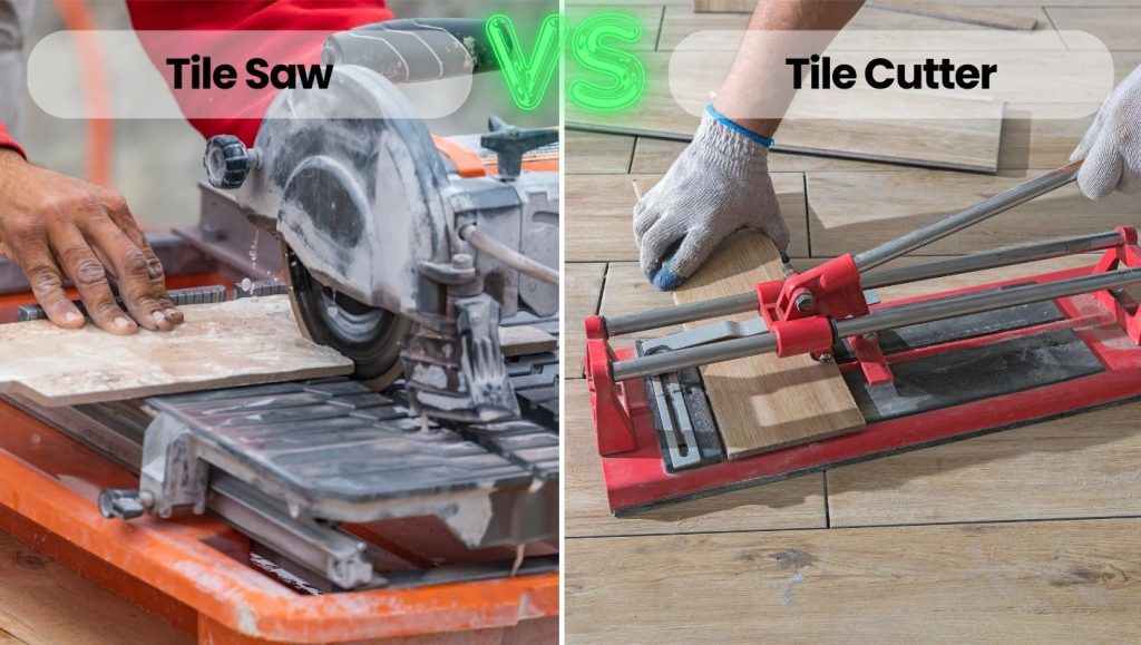 tile saw vs tile cutter