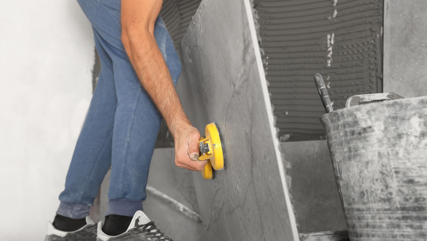 tools for installing large tiles