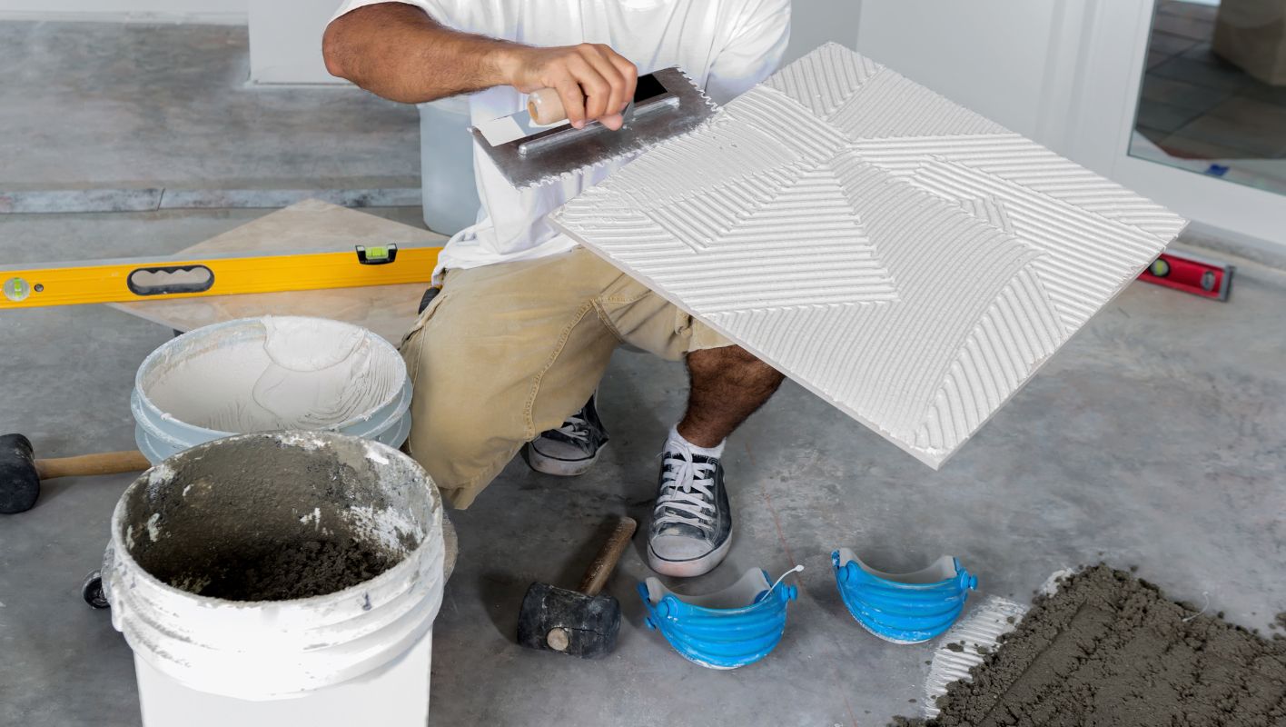 Use a scraper to remove tile adhesive use a scraper to remove tile adhesive